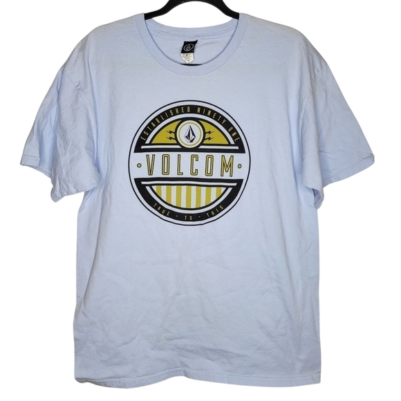 Volcom Other - Vintage Y2K Volcom Graphic T-Shirt in Blue Size Large